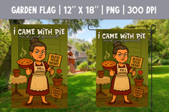 Sassy Garden Gals | Funny Grandma Garden Flag Sublimation Product Image 1