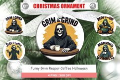Ornament Halloween Reaper Coffee Product Image 1
