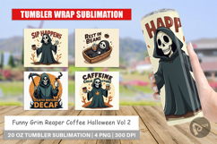 Tumbler Halloween Reaper Coffee Product Image 1