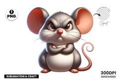 clipart png, grumpy Clipart, grumpy png, sublimation designs, animals clipart, Mouse grumpy clipart, sublimation clipart, Funny grumpy animal png, Funny animal clipart, sublimation png,