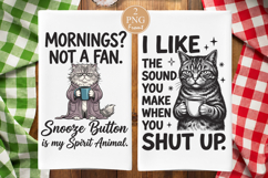 Funny Grumpy Cat Kitchen Towel SVG Product Image 1