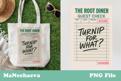 Funny Guest Check Food Puns | Retro Diner PNG Pack Product Image 2