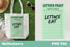 Funny Guest Check Food Puns | Retro Diner PNG Pack Product Image 5