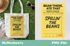 Funny Guest Check Food Puns | Retro Diner PNG Pack Product Image 11