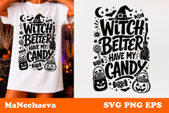 Funny Halloween SVG Bundle | Spooky Quote Designs Product Image 11