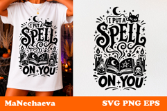 Funny Halloween Quote SVG | I Put A Spell On You Product Image 1