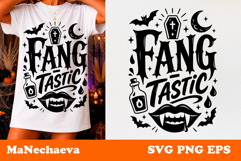 Funny Halloween Quote SVG | Fang Tastic Product Image 1