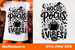 Funny Halloween Quote SVG | Hocus Pocus Vibes Product Image 1