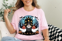 Funny Halloween Chicken PNG, Spooky Chicken Clipart, Cute Product Image 5