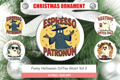 Ornament Halloween Ghost Coffee Product Image 1