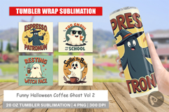 Tumbler Halloween Ghost Coffee Product Image 1