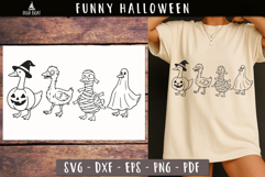 Funny Halloween crew Silly goose svg 