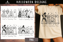 Funny Halloween dogs PNG designs Just a Spooky Paw