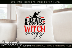 Bad Witch Funny Halloween SVG Spooky T-shirt Mug Design Product Image 3