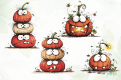 Funny Halloween Pumpkin PNG Product Image 1