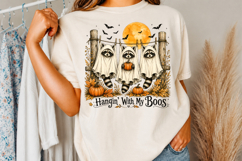 Funny Halloween Raccoon PNG,Hanging With My Boo PNG Product Image 3