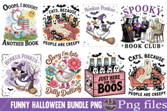 Funny Halloween Sublimation Bundle Png Product Image 1