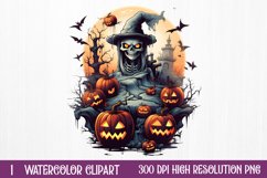 Funny Halloween Sublimation Clipart Bundle, Funny Halloween Sublimation Clipart, Halloween Sublimation Clipart Bundle, Halloween Sublimation Clipart, Halloween Trick or Treat Kids Clipart, Watercolor Clipart, Halloween PNG, Funny Halloween Sublimation Cli