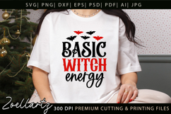 Funny Halloween SVG Basic Witch Spooky T-shirt Mug Design Product Image 6