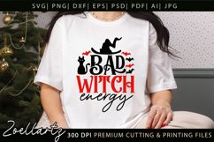 Bad Witch Funny Halloween SVG Spooky T-shirt Mug Design Product Image 4