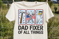 Dad Fixer Of All Things SVG, Funny Handyman Dad PNG Product Image 2