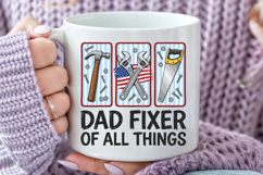 Dad Fixer Of All Things SVG, Funny Handyman Dad PNG Product Image 6