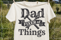 Dad Fixer of Things SVG, Funny Handyman Dad SVG Product Image 1