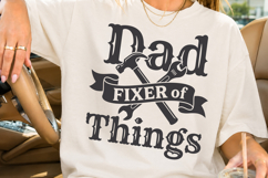Dad Fixer of Things SVG, Funny Handyman Dad SVG Product Image 2