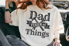 Dad Fixer of Things SVG, Funny Handyman Dad SVG Product Image 6