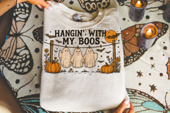 Hangin&#039; With My Boos PNG, Halloween PNG, Pumpkin PNG, Spooky Product Image 2