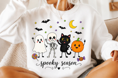 Funny Hanging Ghosts Halloween PNG Product Image 2