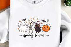 Funny Hanging Ghosts Halloween PNG Product Image 2