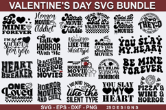 Funny Horror Valentine's Day SVG Bundle - Valentine Design Product Image 1