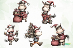 Funny Horses Cliparts Sublimation Product Image 5