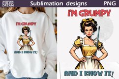 Retro Housewife Sublimation | Housewife Sarcastic Quote Product Image 1
