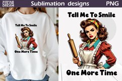 Retro Housewife Sublimation | Housewife Sarcastic Quote Product Image 1