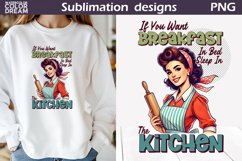 Retro Housewife Sublimation | Housewife Sarcastic Quote Product Image 1