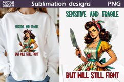 Retro Housewife Sublimation | Housewife Sarcastic Quote Product Image 1