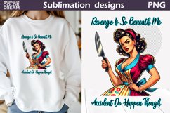 Retro Housewife Sublimation | Housewife Sarcastic Quote Product Image 1