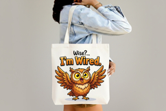 Funny Hyper Owl Sublimation PNG Product Image 4