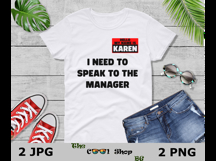 Funny Karen Halloween Lazy Costume Speak To The Manager Png Product Image 3