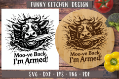 Funny Kitchen chopping board SVG Chef humor design