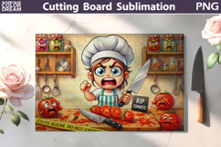 Funny Kitchen Cutting Board Bundle | Kitchen Chaos Scenes Product Image 12
