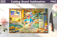 Funny Kitchen Cutting Board Bundle | Kitchen Chaos Scenes Product Image 30