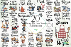 Funny Kitchen Towel Sublimation Product Image 1