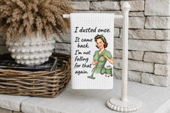 Funny Kitchen Towel SVG, Retro Chaos Queen PNG Product Image 3