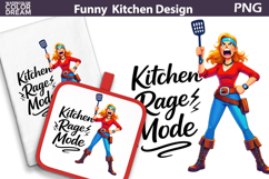 Funny Kitchen Quote Design | Sarcastic Kitchen Sublimation Product Image 1