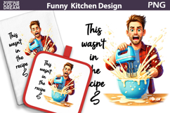 Funny Kitchen Quote Design | Sarcastic Kitchen Sublimation Product Image 1