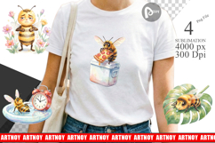 Lazy Island Life Bee Sublimation Product Image 1