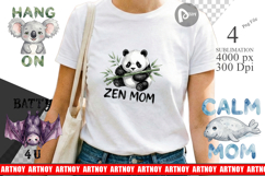 Funny Lazy Mom Life Sublimation Product Image 1